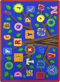 Joy Carpets Kid Essentials Alphabet Leaves Bold